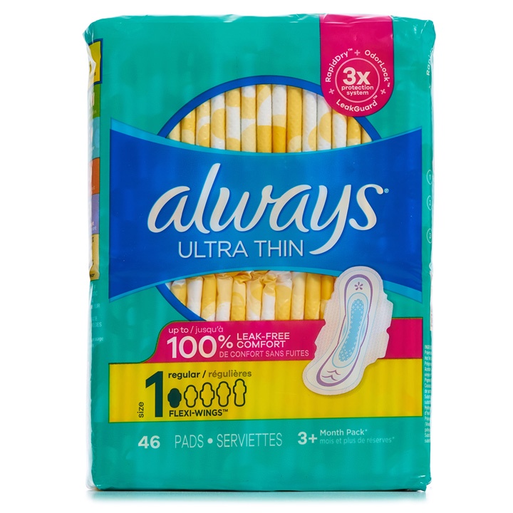 Always Ultra Thin Regular Absorb 2x Faster Daytime Tampons 46 Pieces Shopee Singapore