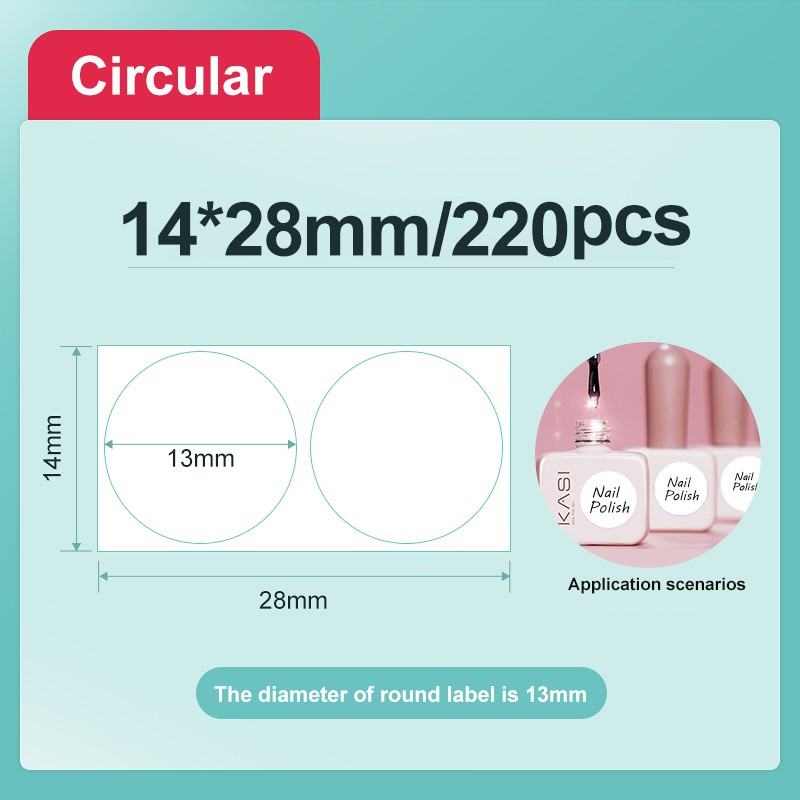 Niimbot D11/D110/D101 Label Printing Paper Name Sticker Waterproof Cartoon Name Sticker Shopee