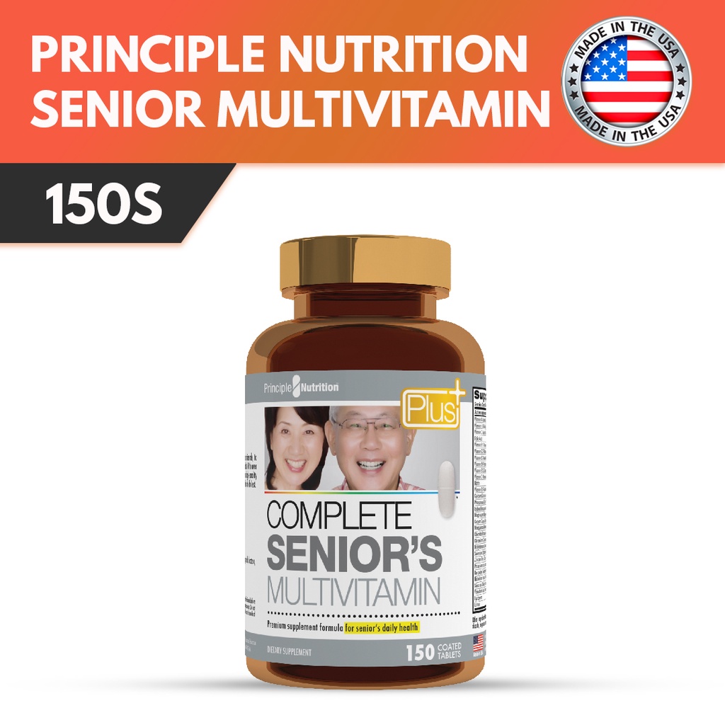 Principle Nutrition PNPlus Complete Seniors' Multi Vitamin 150S Shopee Singapore