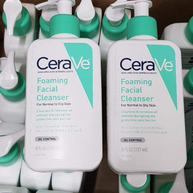 Cerave OIL FACE WASHING MILK (237ml) Shopee Singapore