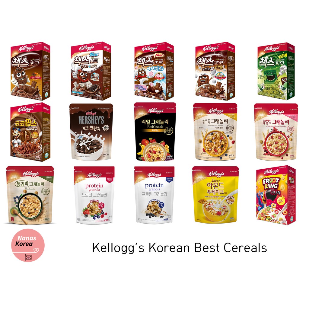 [Korean Cereal] Big size Kellogg's Best Cereal Series (Hershey Choco