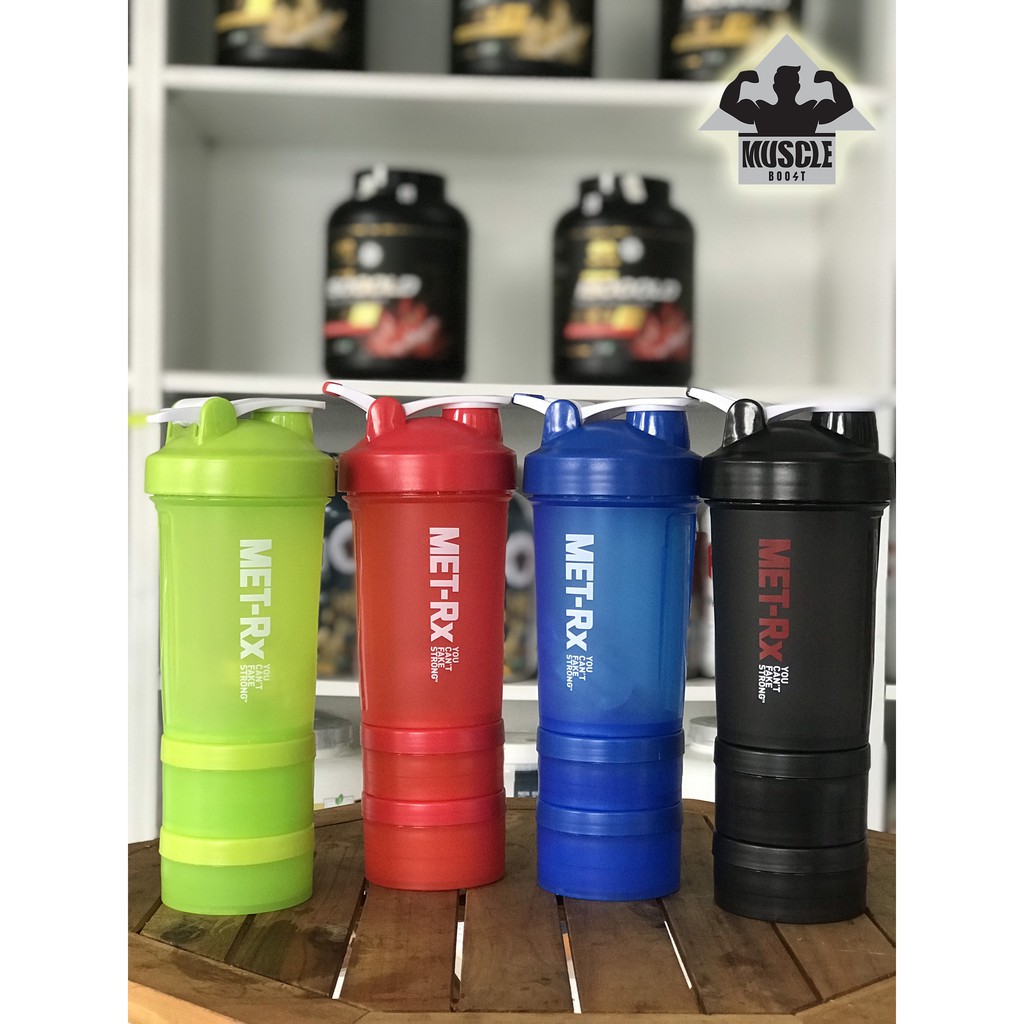 Shaker gym (2 compartments for powder 500ml) Shopee Singapore