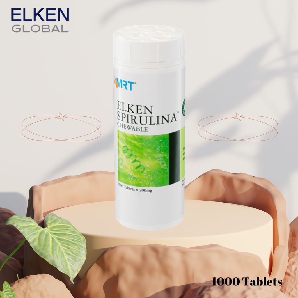 Elken Spirulina (1000 Tablets) Enhances Your Body Resistance Against