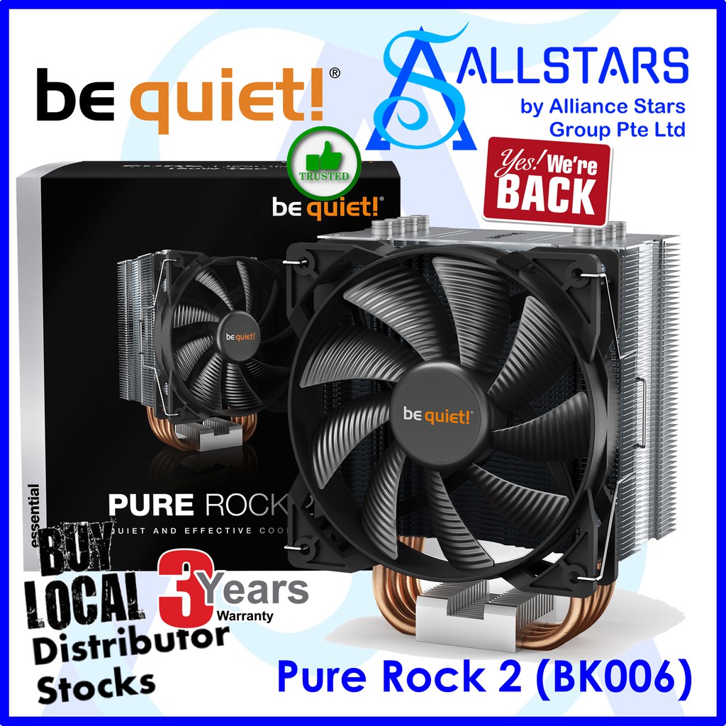 bequiet / be quiet! Pure Rock2 (BK006) Quiet & Effective CPU Cooler for