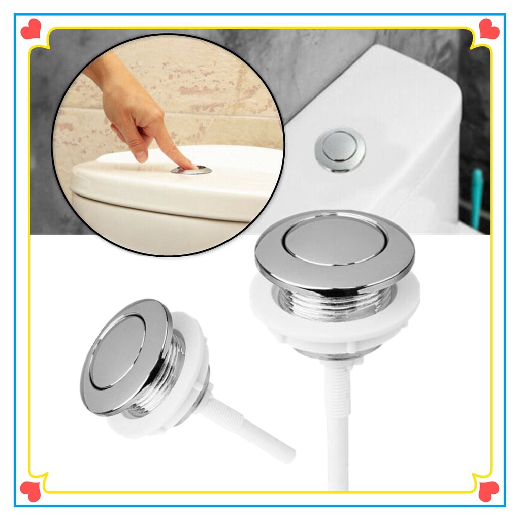 Bathroom Toilet Push Button Single Flush Button Toilet Water Tank