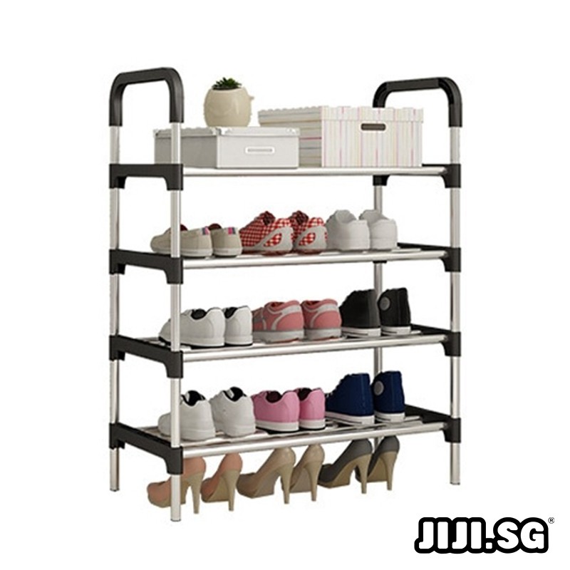 JIJI (TITAN Steel Shoe Rack) /Steel/ PP / 4 Tier / 5 Tier / 6 Tier
