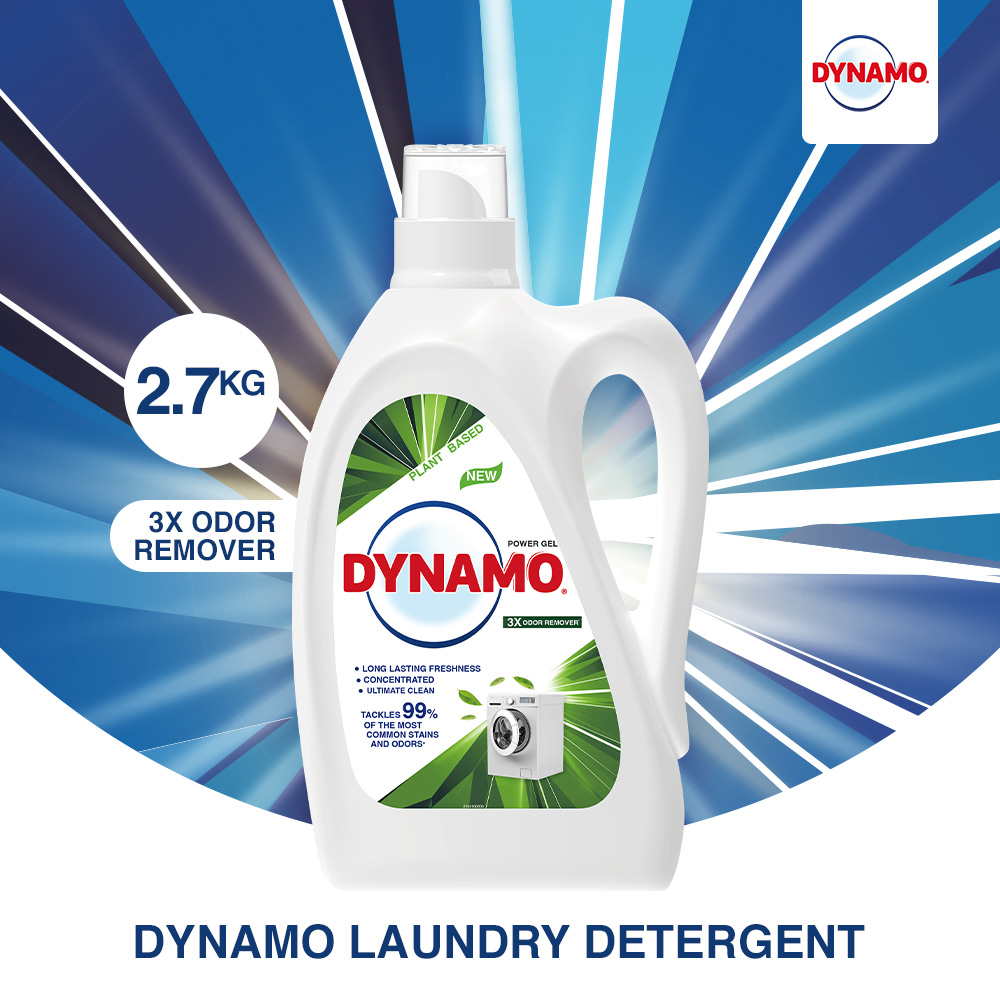 Dynamo PlantBased Laundry Liquid Detergent 2.7kg 3X Odor Remover