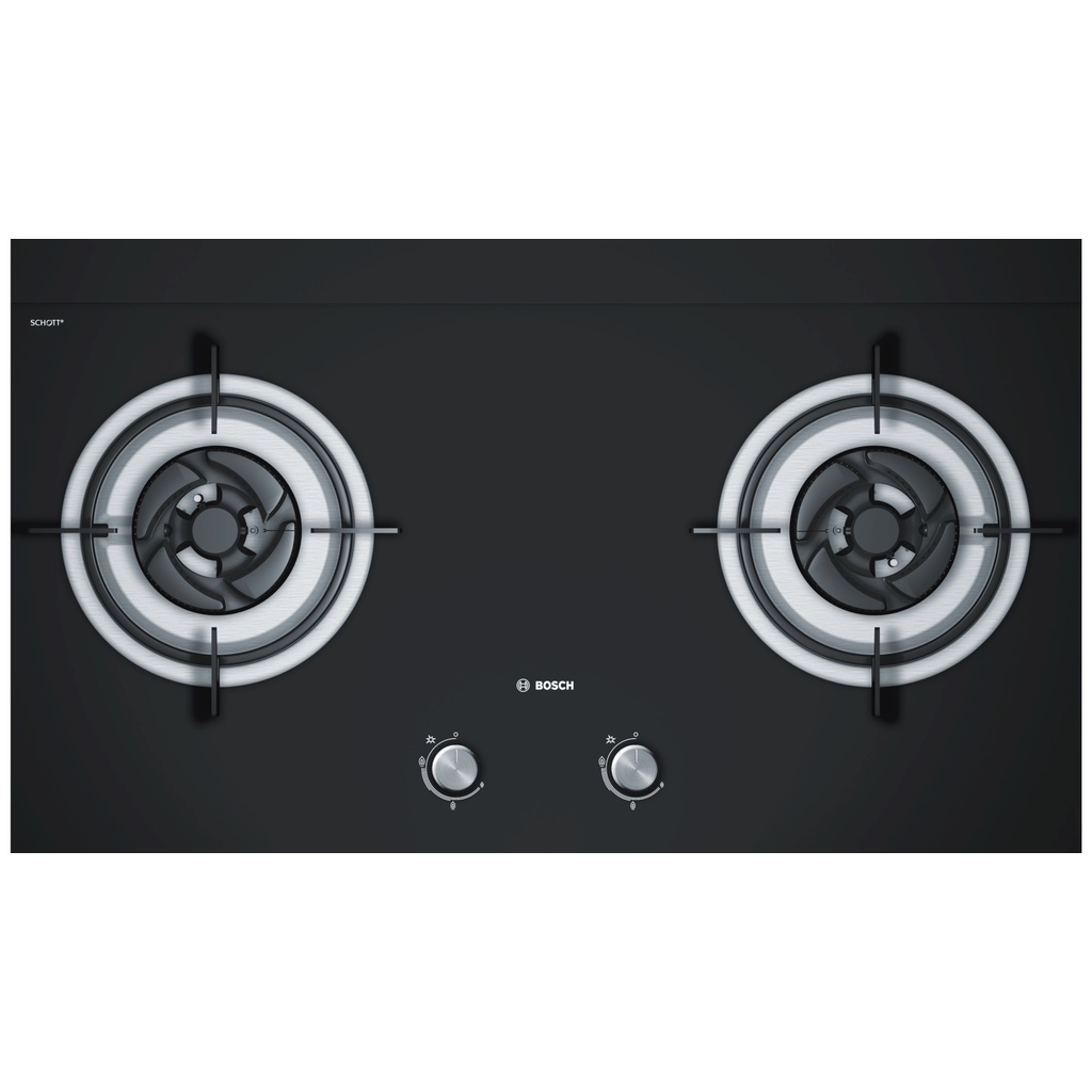 BOSCH Serie 2 Gas hob 78 cm Tempered glass, Black (PBD7231SG) TOWN