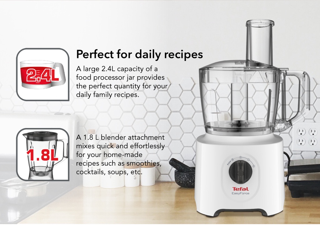 Tefal Multifunction Easyforce Food Processor DO2461 Shopee Singapore