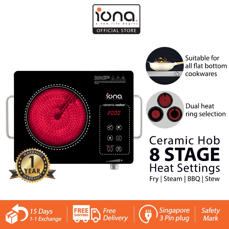 IONA Ceramic Induction Cooker Stove Multifunctional Portable Electric