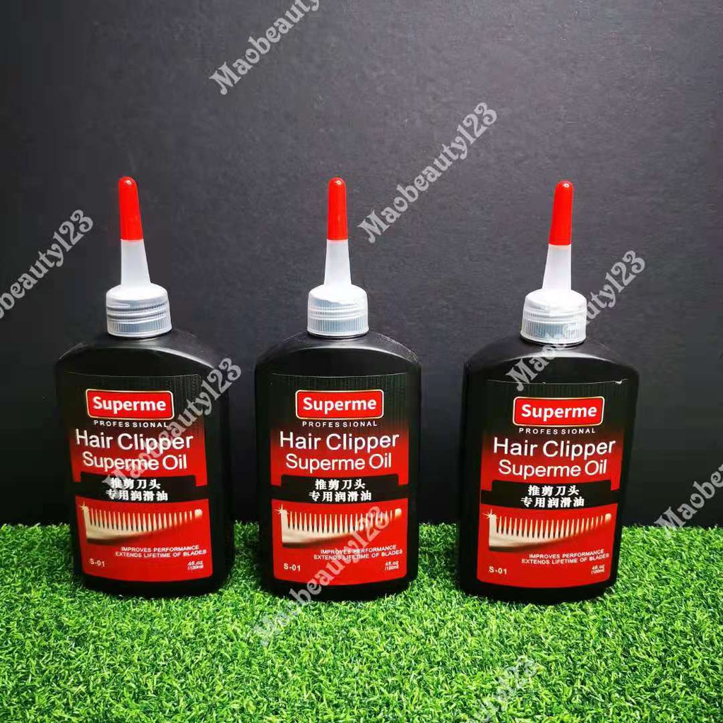 Superme Hair Clipper Blade Oil 120ml Shopee Singapore