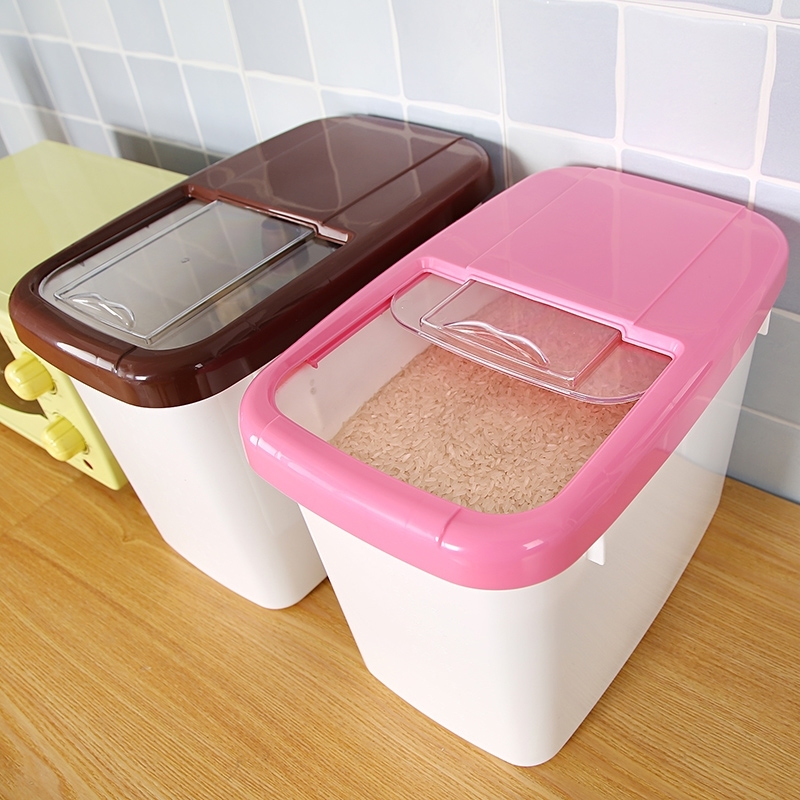 Rice barrel plastic storage box rice VAT flour barrel insect proof and