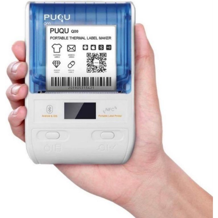 (Printer and charger only) PUQU Label Maker Portable Bluetooth