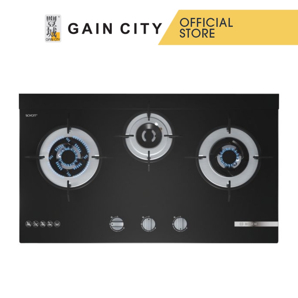 Bosch Gas Hob3 Burner Pmd93d31afpub Shopee Singapore