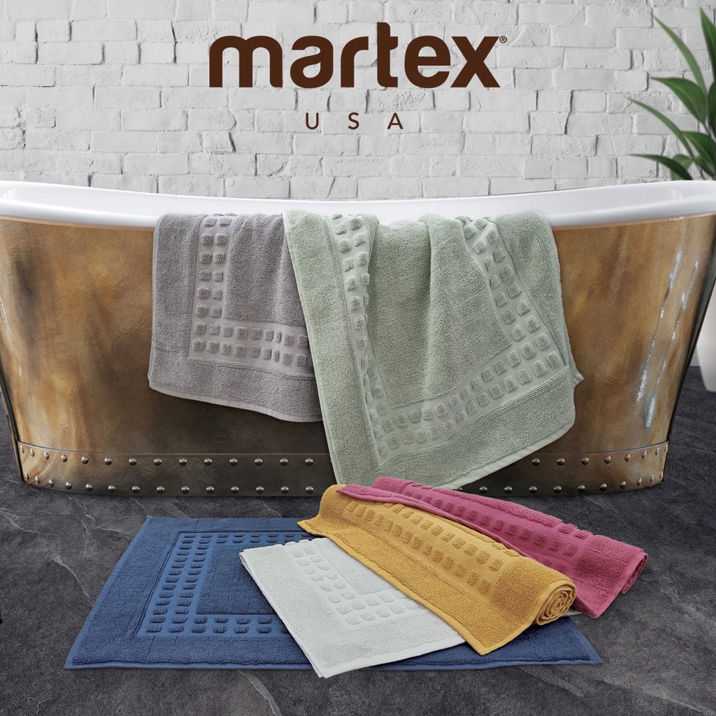 Martex Cordia Bundle OF 3 100 Cotton Terry Bath Mat (50x70cm/ 294g