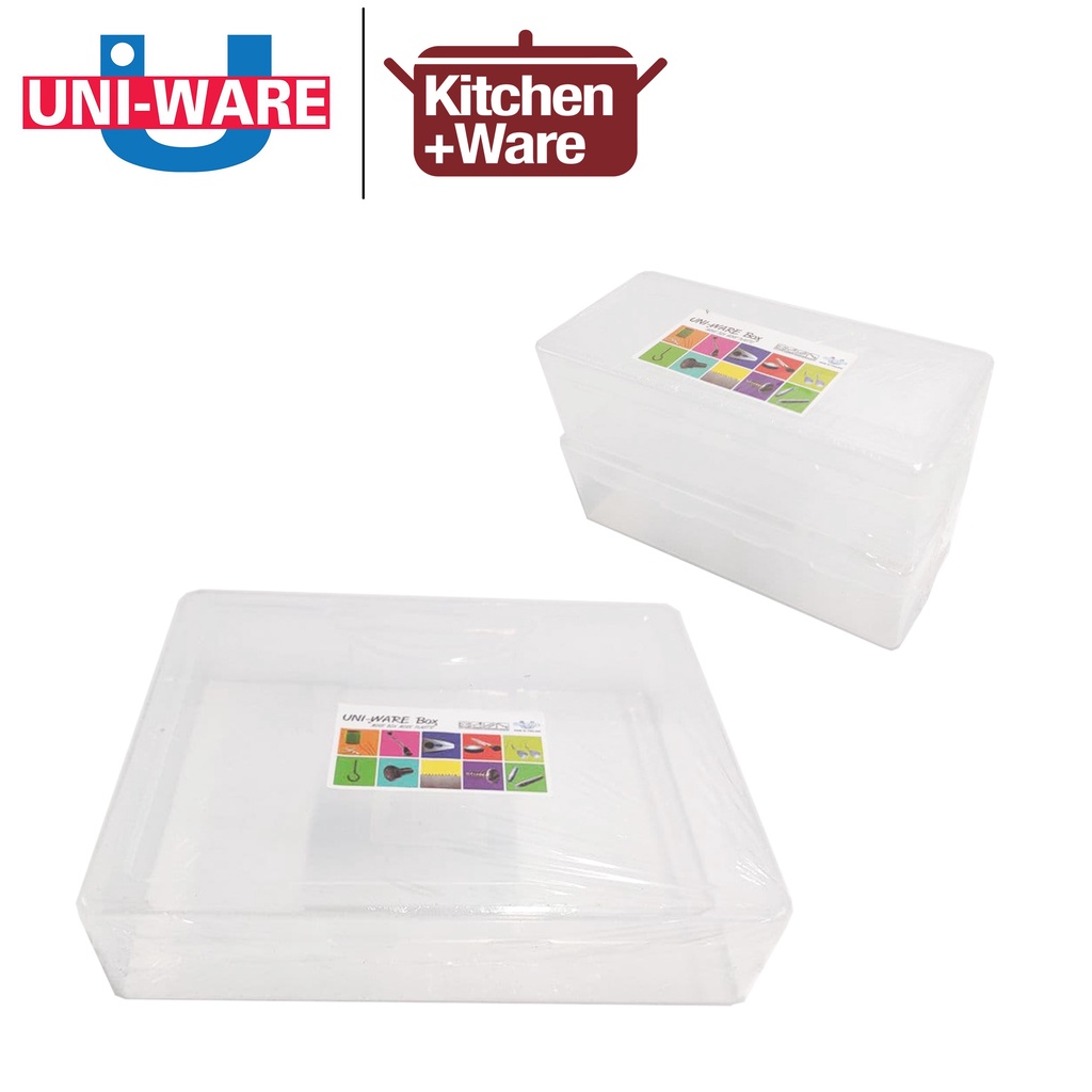 Uniware Small Storage Box / Flat Storage Box / Set of 2 Mini Box