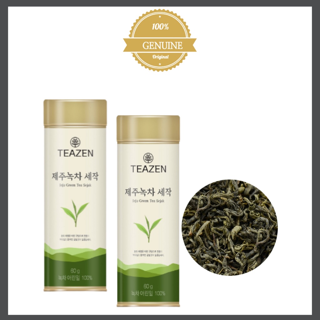 Teazen Jeju Green Tea Sejak 60g x 2 / Cha from Korean Jeju Island