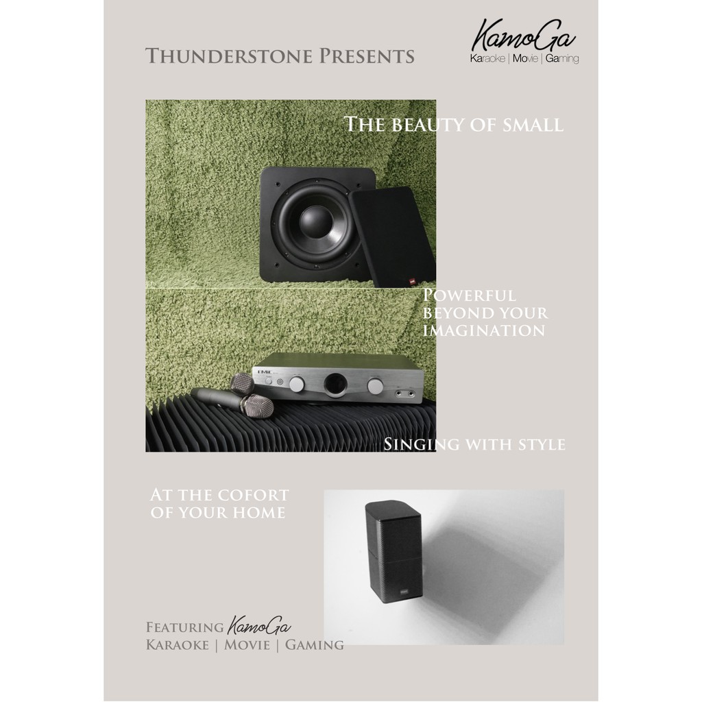 KaMoGa 7.1 Sound System, Karaoke, Movie, Gaming all in 1 sound system with satelite system