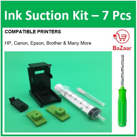 Universal ink Refill Kit 100ml Bottle compatible with almost all