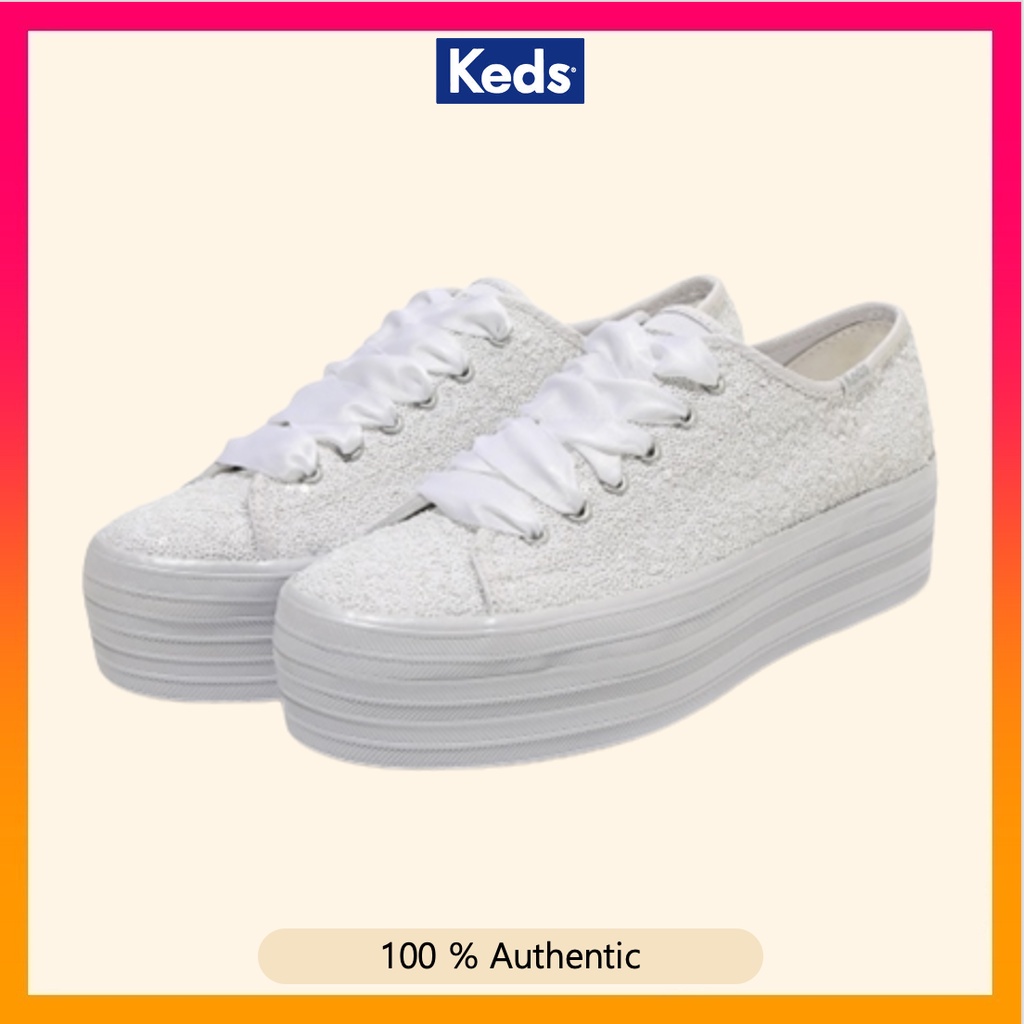 Keds Women's Triple Up Sequin Cell Sneakers (2022 NEW) Shopee Singapore