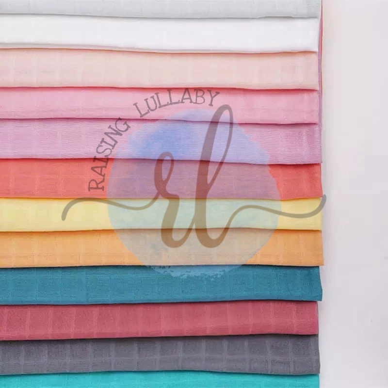 SG INSTOCKS SUPER SOFT MINIMALIST PLAIN COLOUR ORGANIC COTTON BAMBOO