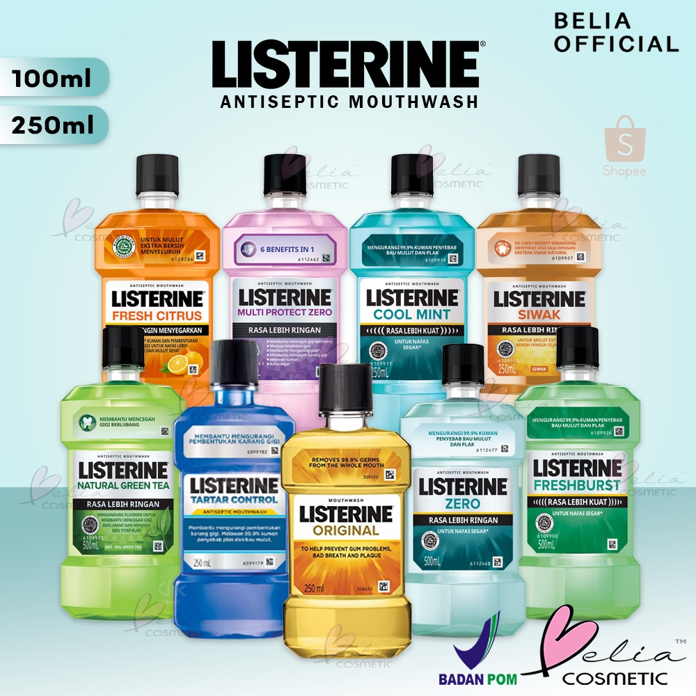 Belia LISTERINE Antiseptic Mouthwash/Antiseptic Mouthwash 250ml