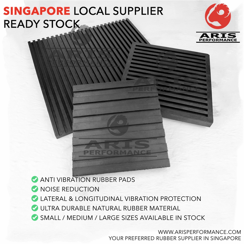 Anti Vibration Rubber Pad, Anti Slip Shock Absorbing Rubber Pad