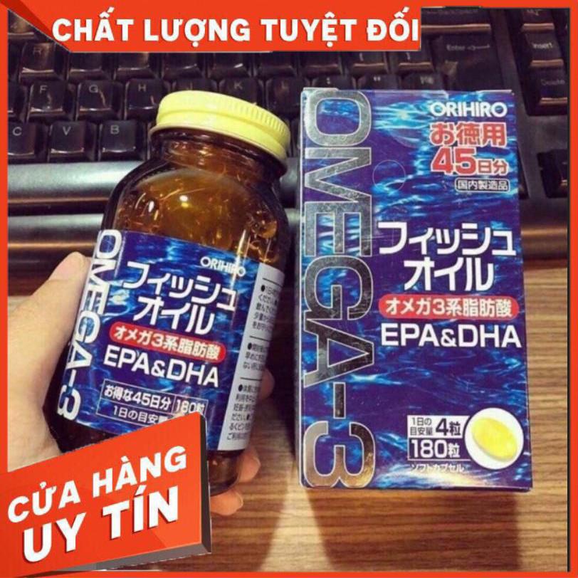 Auth Standard Omega 3 Orihiro EPA & DHA Japanese fish oil tablets box