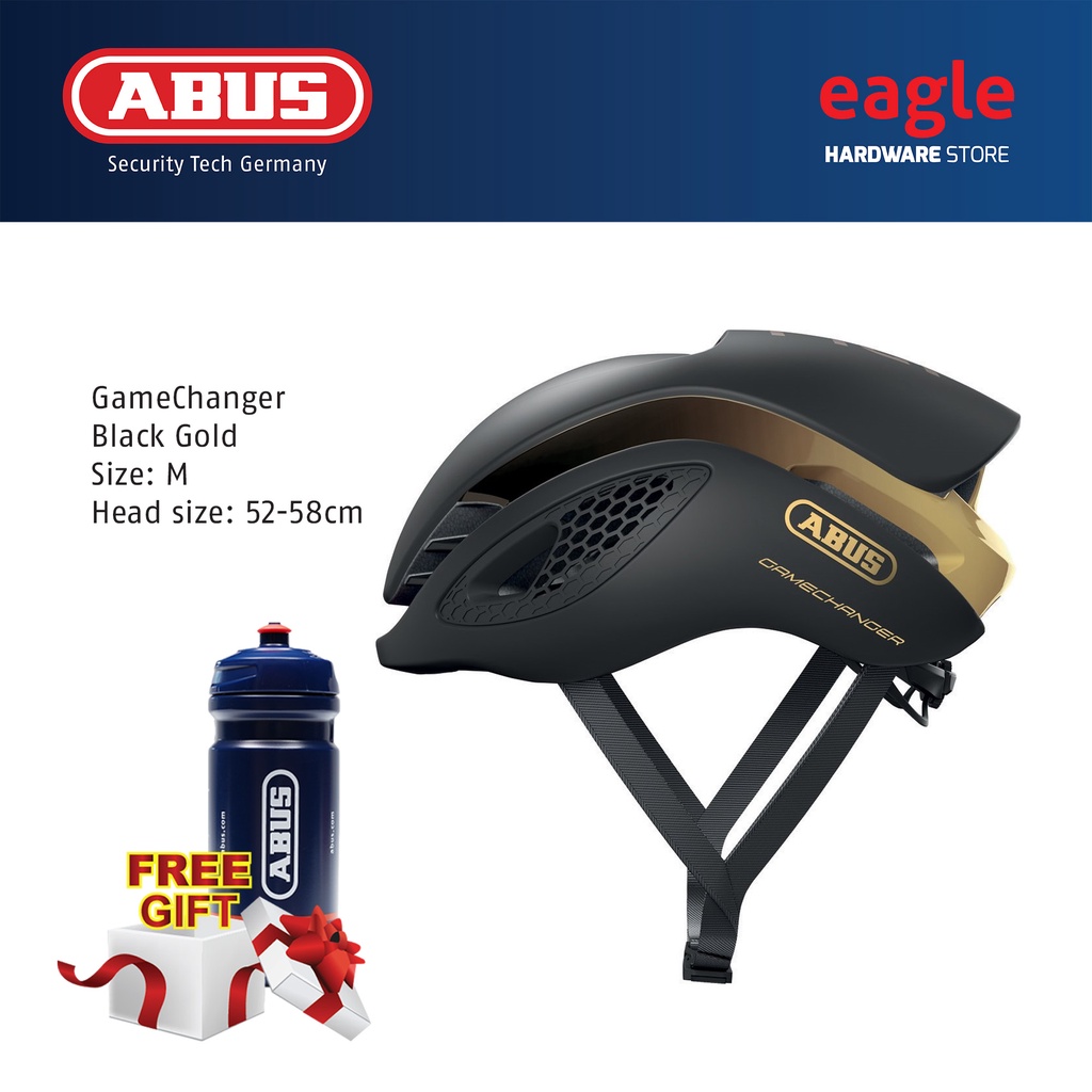 Abus GameChanger Bicycle Safety Helmet. Colour Available Black Gold