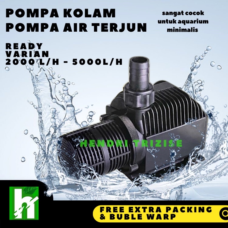 MESIN Koi Fish Pond Pump Low Watt Submersible Waterfall Machine