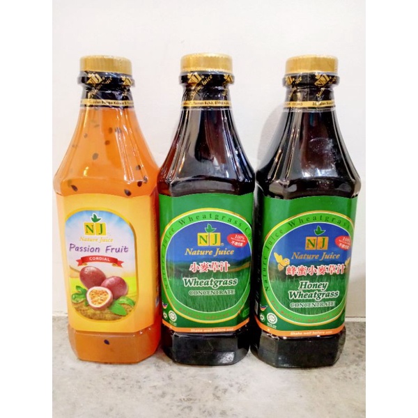 NJ Wheatgrass Concentrated Juice/Honey Wheatgrass/Passion Fruit/Honey Lemon/Green Lemon/Honey