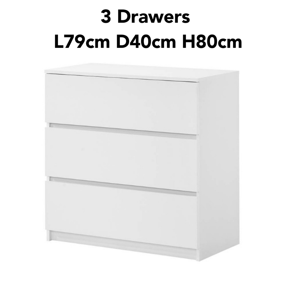 BUDGET FURNITURE 3/4/5/6 DRAWERS/CHEST OF DRAWERS FREE INSTALLATION