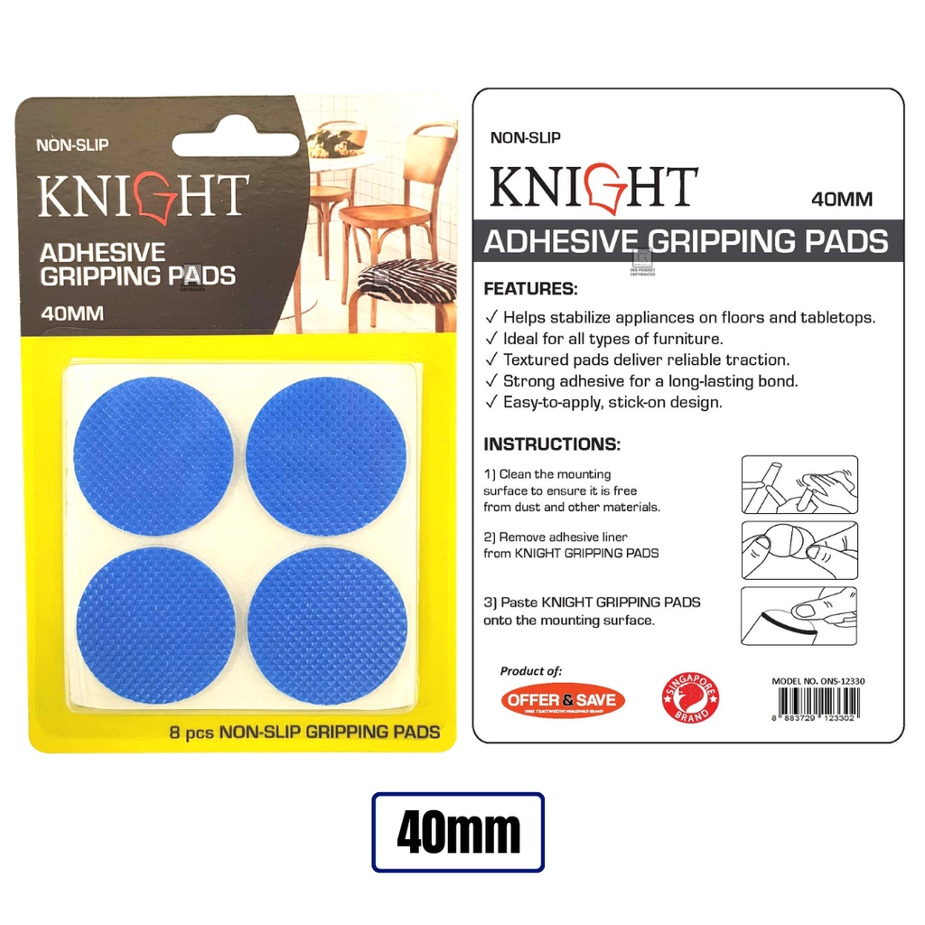 KNIGHT Flexible Furniture Protector Chair Leg Caps Furniture Pad Gripping Pads Felt Pad Shopee