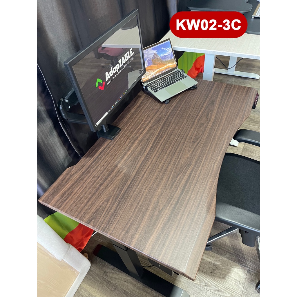 [DUAL MOTOR CLASSIC DESK + 75CM DEPTH DELUXE LAMINATES] AdapTABLE