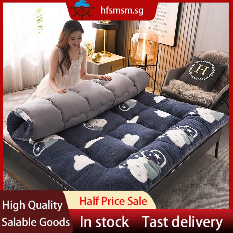Quick shipment 710cm thicker tatami mattress bed mattress topper mattress queen bedding
