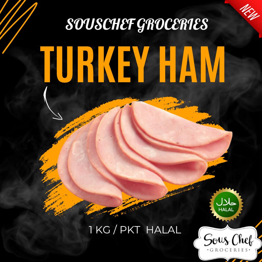 TURKEY HAM 1KG / FROZEN FOOD / TURKEY HAM SLICED HALAL Shopee Singapore