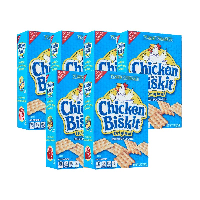 [Bundle of 6] Nabisco Chicken in a Biskit (212g x 6) Shopee Singapore
