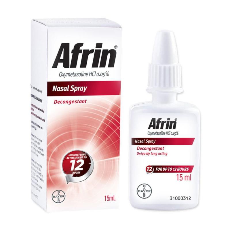 Afrin Nasal Spray 15ml Shopee Singapore