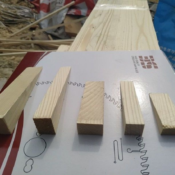 Triangle Wood Block Door and Window Installation Wooden Plug Expansion