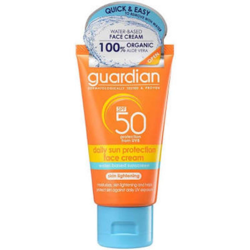 Guardian DAILY SUN PROTECTION SPF 50 GUARDIAN SUNSCREEN Shopee