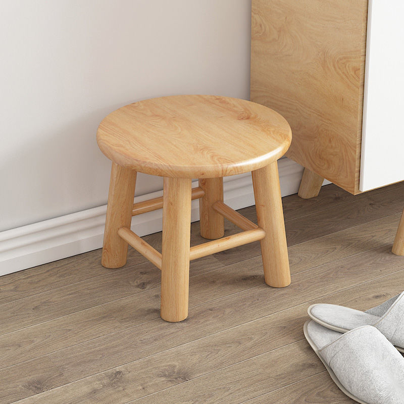 Solid Wood Small Wooden Stool Household Coffee Table Stool Low Stool