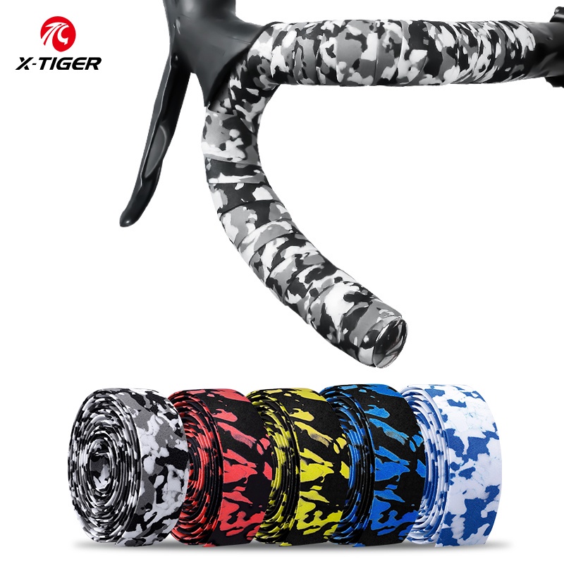 XTIGER Bike Handlebar Tape Road Bicycle Silica Gel Tapes Sport
