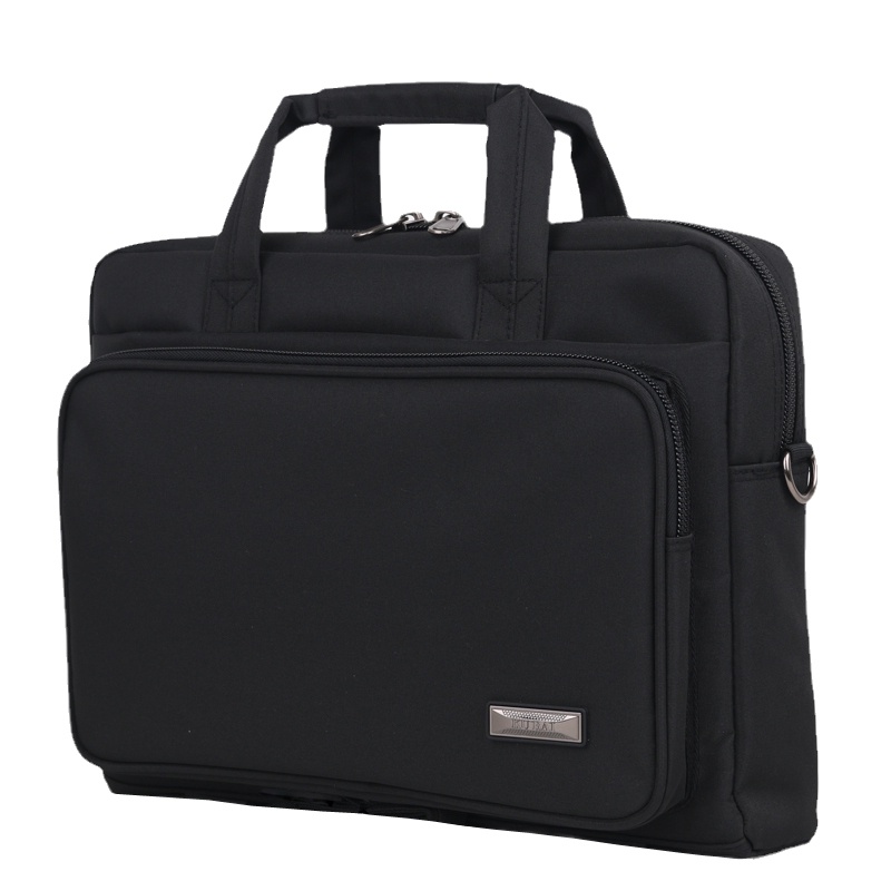 ☫Handbag Casual Briefcase Handbag Large Capacity Canvas Briefcase