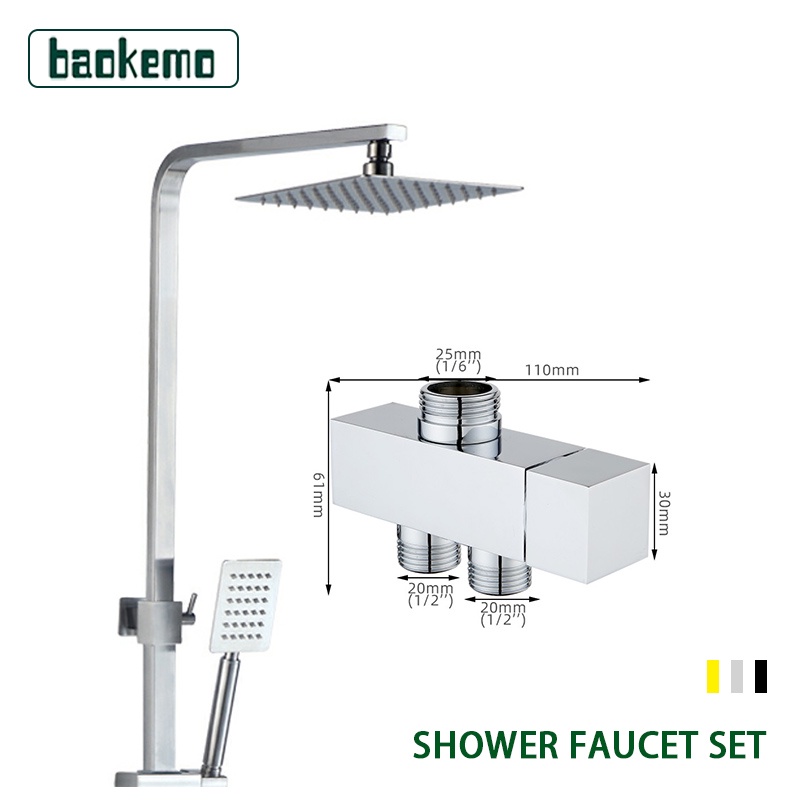 Instant Water Heater Rain Shower Set two function shower set connect to