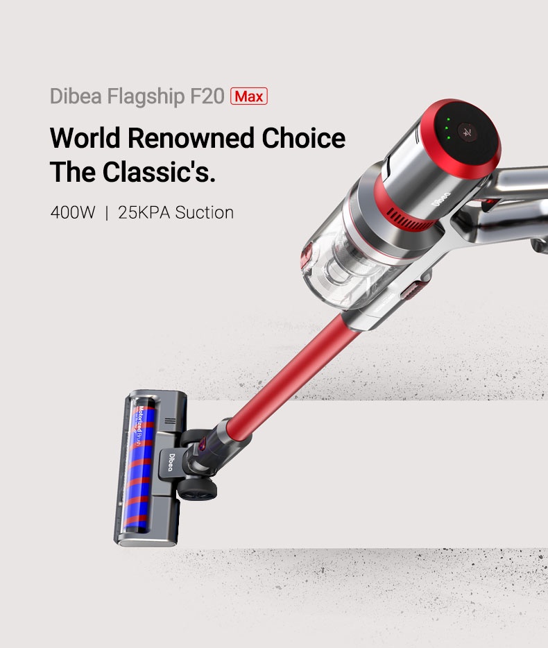 Flagship F20 Max Cordless Vacuum Cleaner Powerful 25 000 Pa Suction