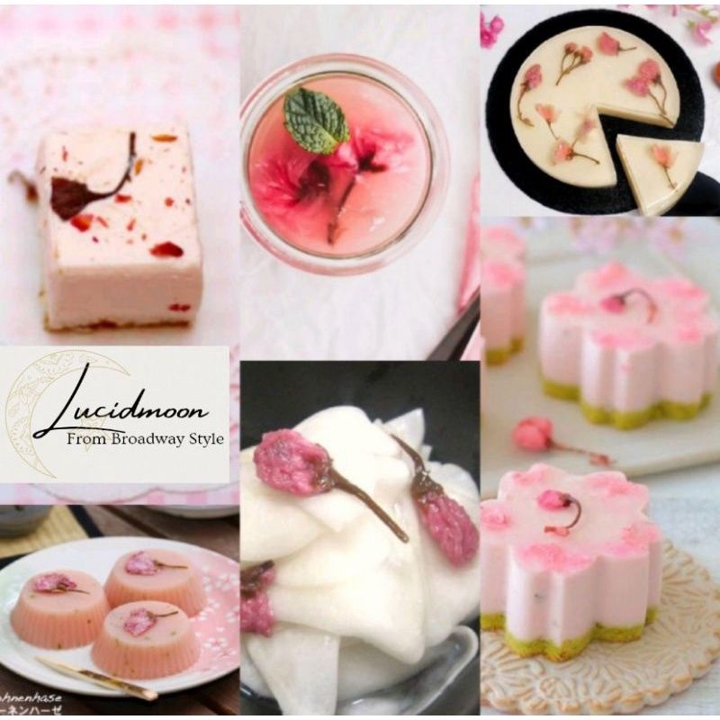 Edible Flower Edible Flower Cherry Blossoms Edible Flowers Fower For Pudding Cake Decoration