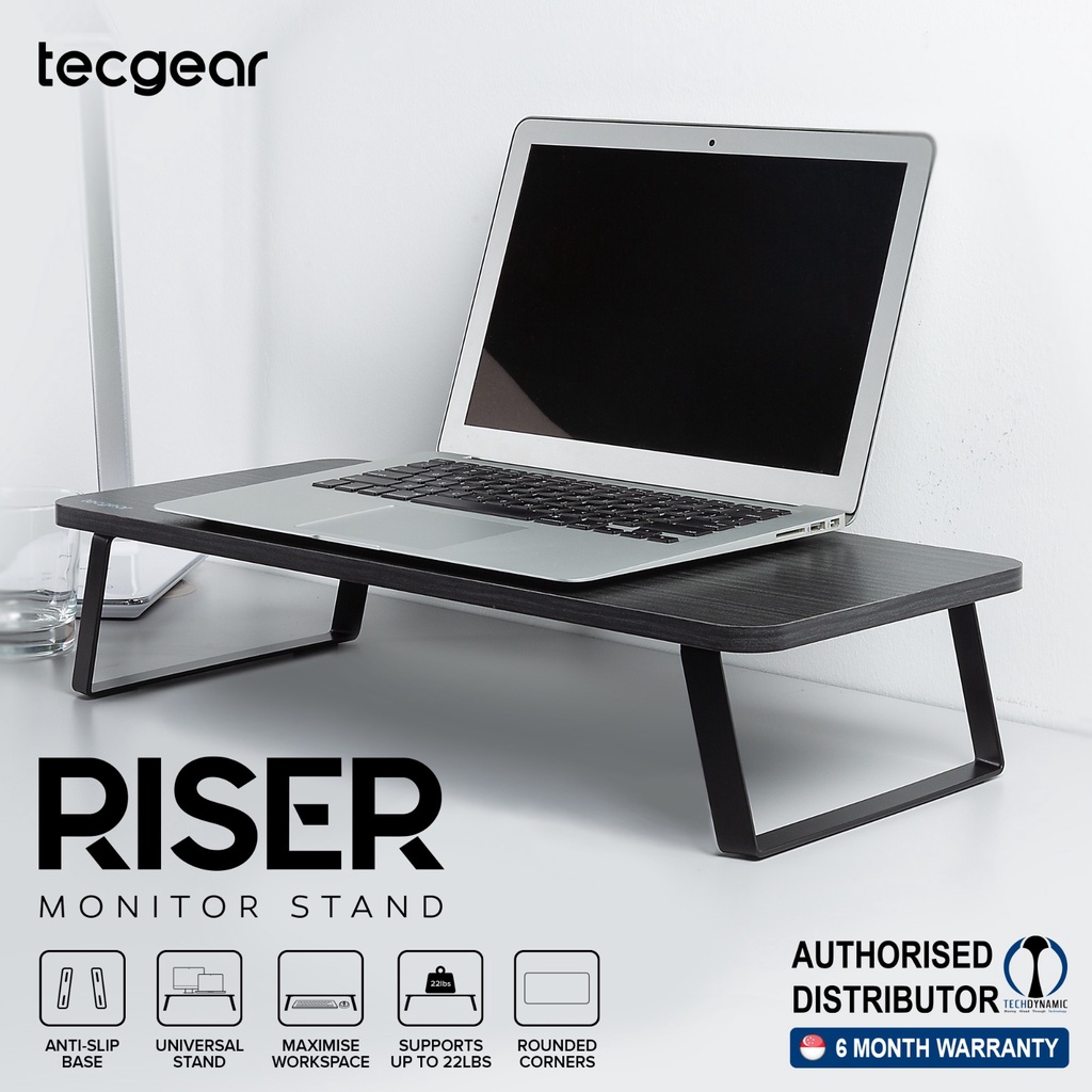 [SG Ready Stock] Tecgear Riser Monitor/Desktops Stand with Dual Metal
