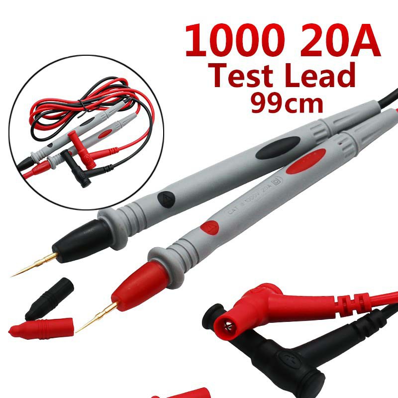 A Set Digital Multimeter Universal 1000V 20A Test Lead Probe Cable SMD