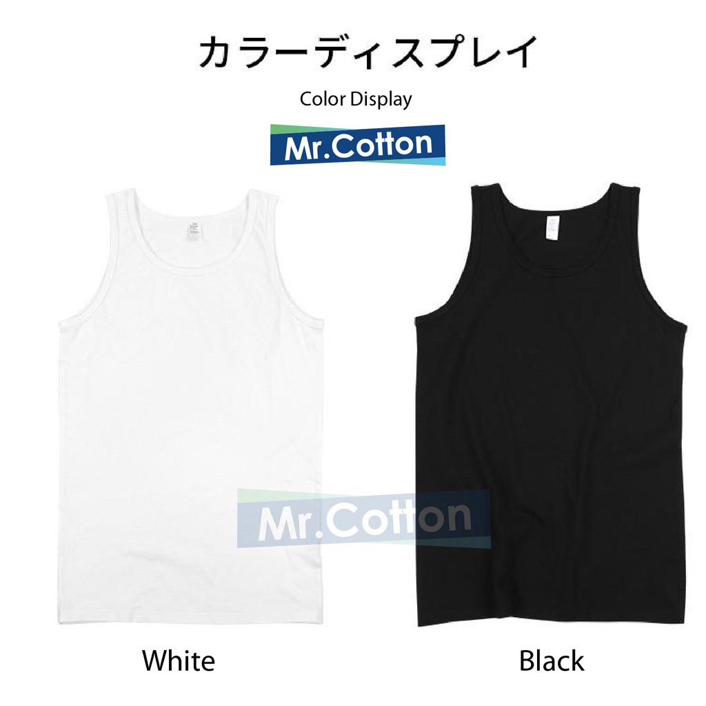 230g Tank Top Heavy Weight Pure Cotton Tee Singlet Sleeveless Crew Neck