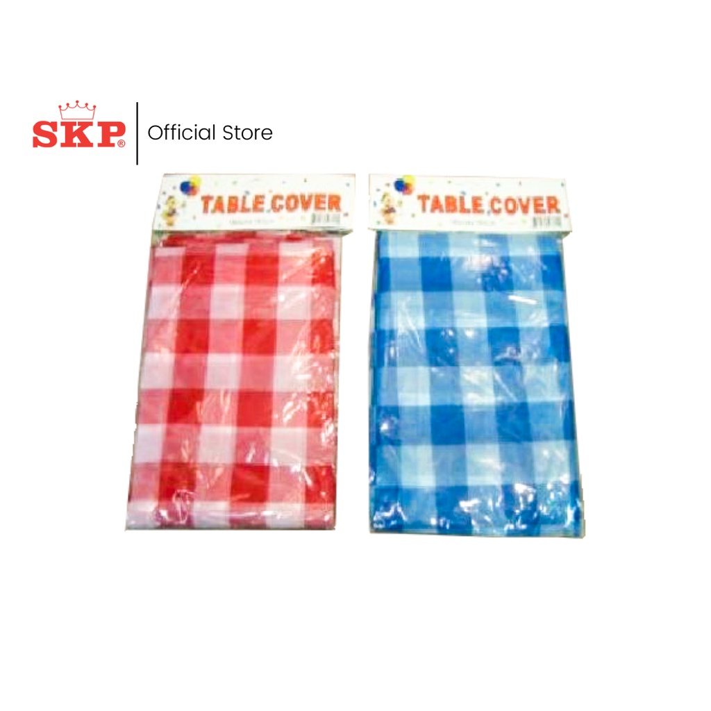SKP Disposable Plastic Checkered Tablecloth Shopee Singapore